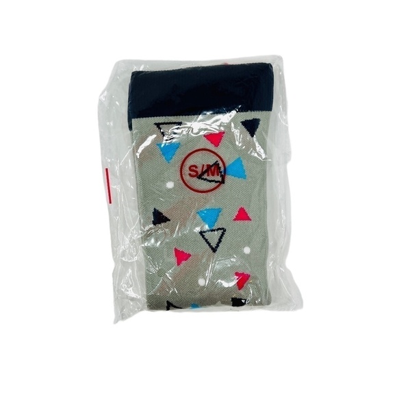 WOMENS Nurse Medical Grey Abstract Shape Compression Socks - Picture 4 of 5